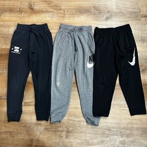 Nike and Under Amour Jogger Pants